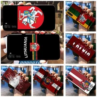 huagetop latvia lithuania flag bling cute phone case for huawei nova 6se 7 7pro 7se honor 7a 8a 7c prime2019
