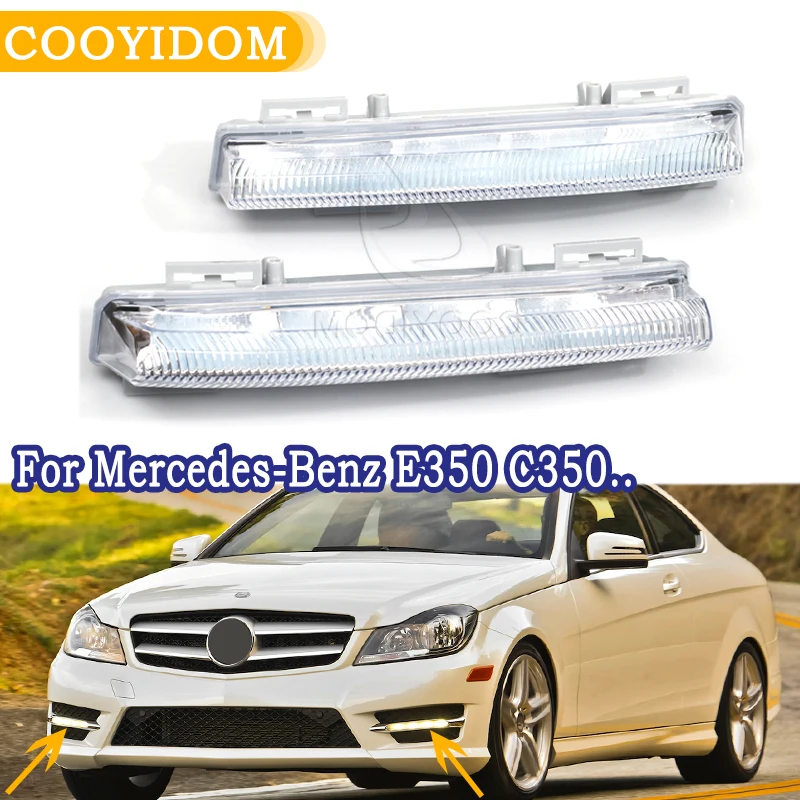 

Car Front LED DRL Daylight Running Lamp Light For Mercedes-Benz E350 C350 C250 W204 W212 R172 2049068900 2049069000