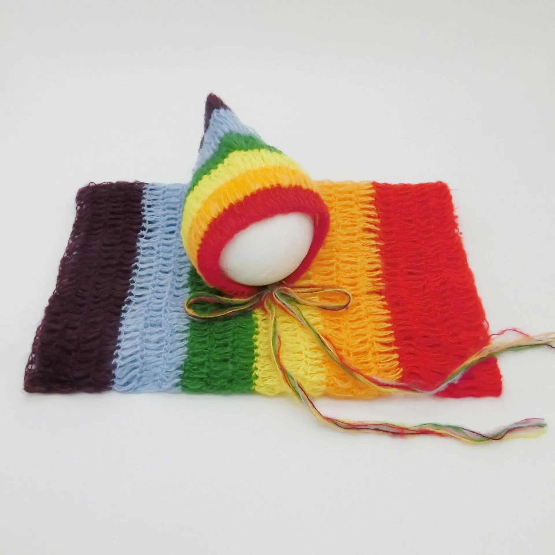 Реквизит для фотосессии новорожденных радужные шапки Детский Пеленальный