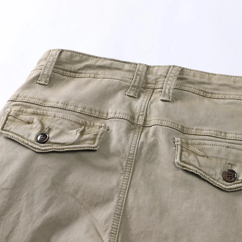 

Men's Cargo Pants Spring and Autumn Casual Multi Pockets Military Baggy Tactical Pants Men Outwear Army Joggers Slacks