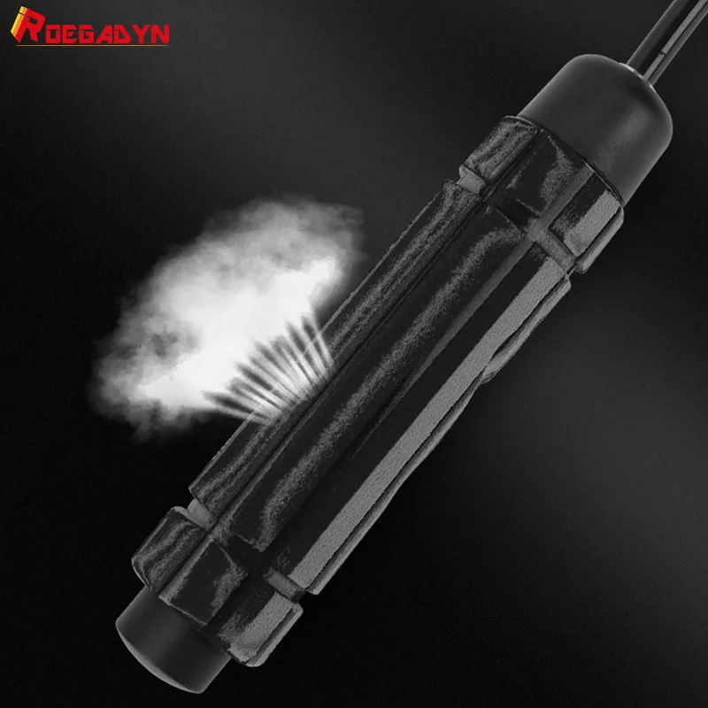 ROEGADYN Фитнес Спортивная Скакалка противоскользящая ручка Регулируемая скакалки