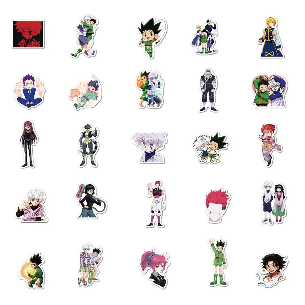 50 шт./компл. Hunter X наклейки скейтборд холодильник гитара ноутбук мотоцикл