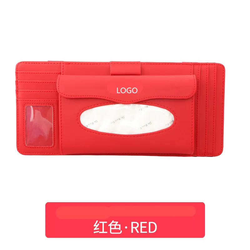 Fashion Car Styling Quality PU Multifunctional sunshade tissue box type pendant For Mini logo Cooper Countryman |