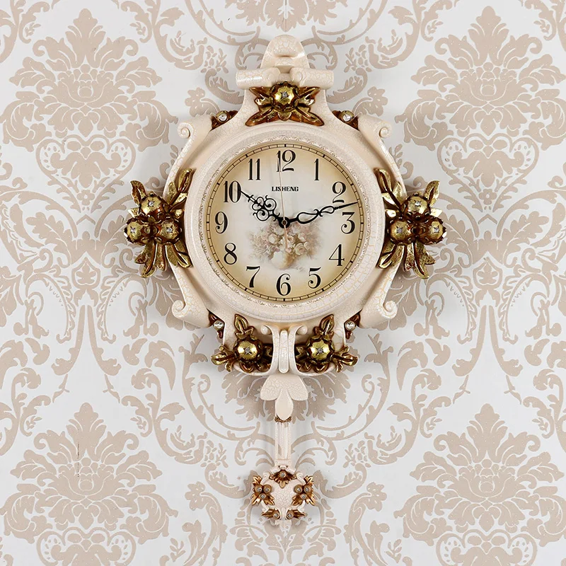 

Nordic Vintage Wall Clock Creative Silent Pendulum Clock Large Kitchen Vogue Wall Watch Relogio De Parede Home Decor AC50ZB