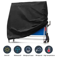 waterproof table tennis table protective cover dustproof cover for indoor outdoor adjustable multifunctional car black portable