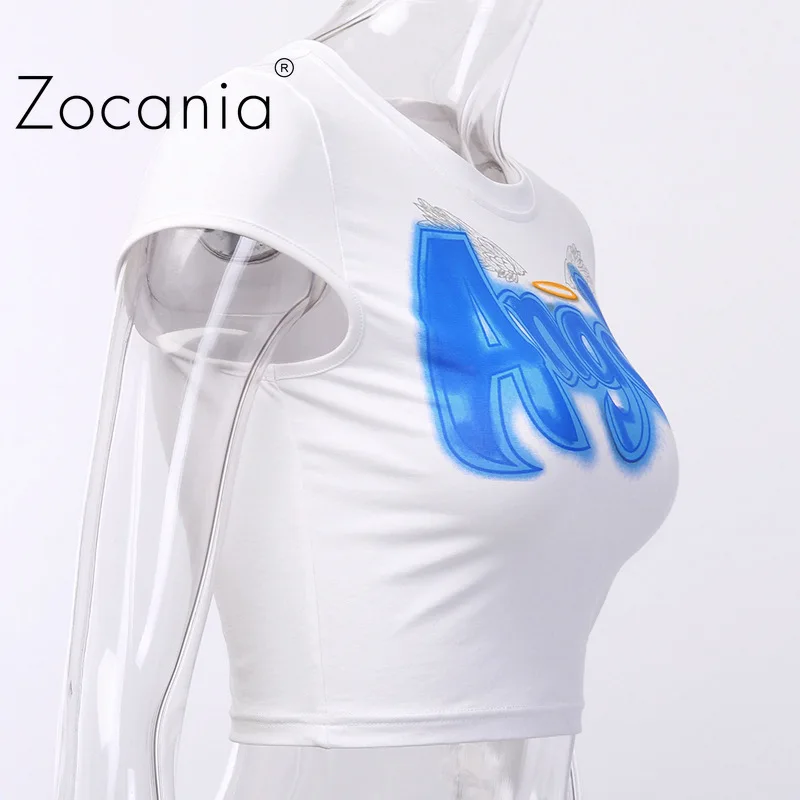 

Tight Midriff Summer Tee Shirt for Women Letter Printing Women Shirts White Short Top Female Fashion 2021 Short Sleeve T-shirts