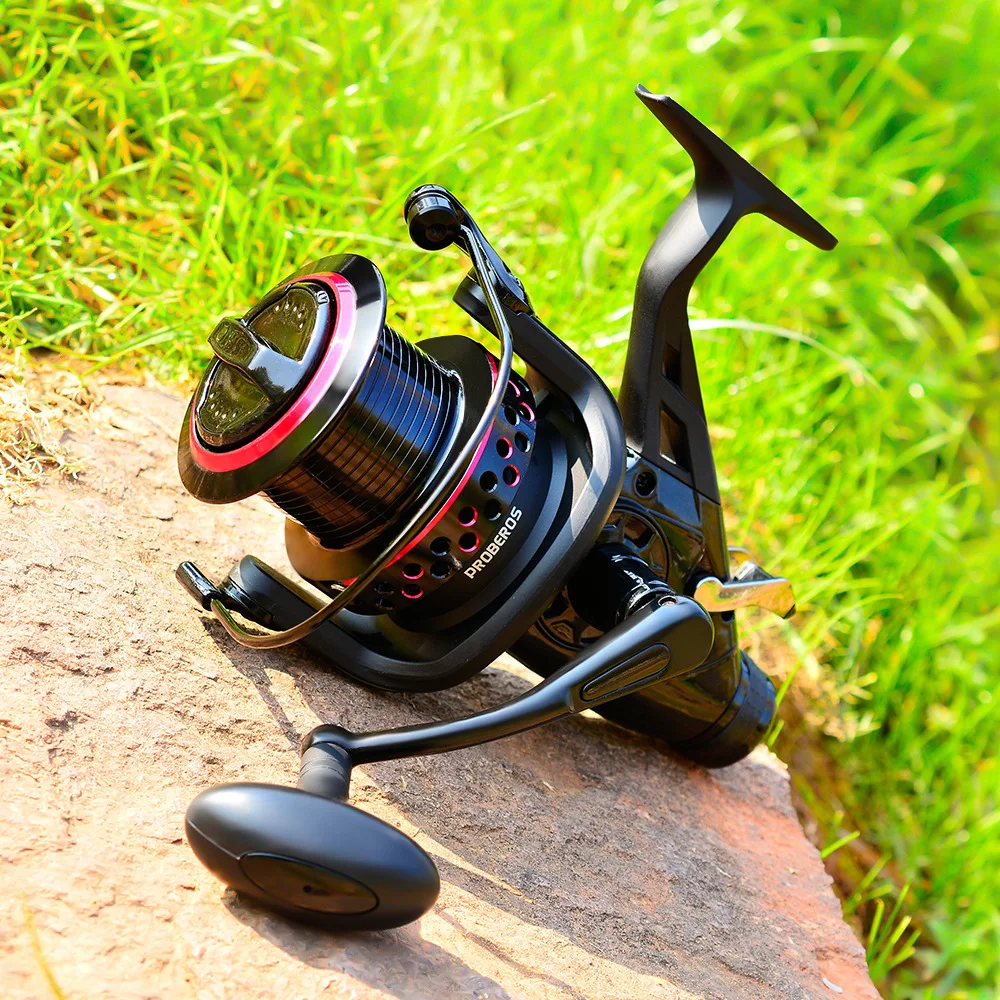 

Topline 23KG Max Drag 13+1BB Carp Front Rear Double Brake Spinning Fishing Reel Sealed Ball Bearing Prevent Fine Sand Wheel