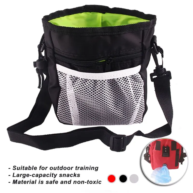 

Dog Training Bags Outdoor Portable Pets Acessorios Dog Snack Pack with Adjustable Waist Belt Nylon Large Capacity Pet Products
