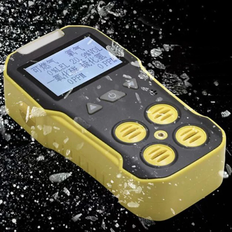 4 в 1 портативный газовый детектор O2 H2S CO LEL | Инструменты