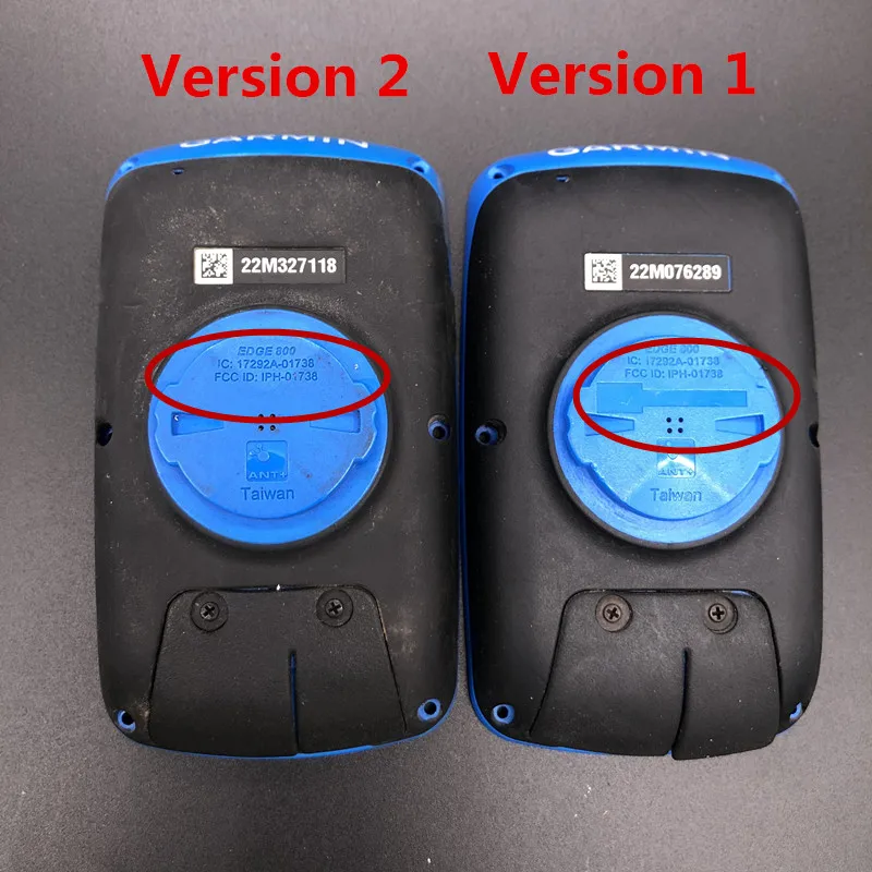 Version 2 Blue Оригинальная Батарейная Дверь корпуса для GARMIN EDGE 800 задняя крышка с динамиком+ разъем для sd-карты+ Замена разъема для зарядки - Цвет: Version 2 Blue
