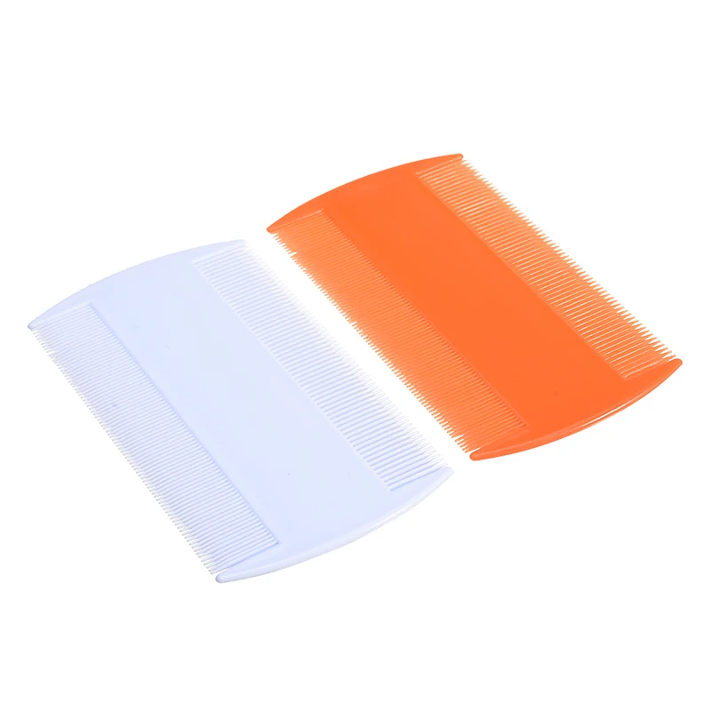 2 шт. двухсторонняя насадка гребень для вшей переносной мелкая зубная головка вши