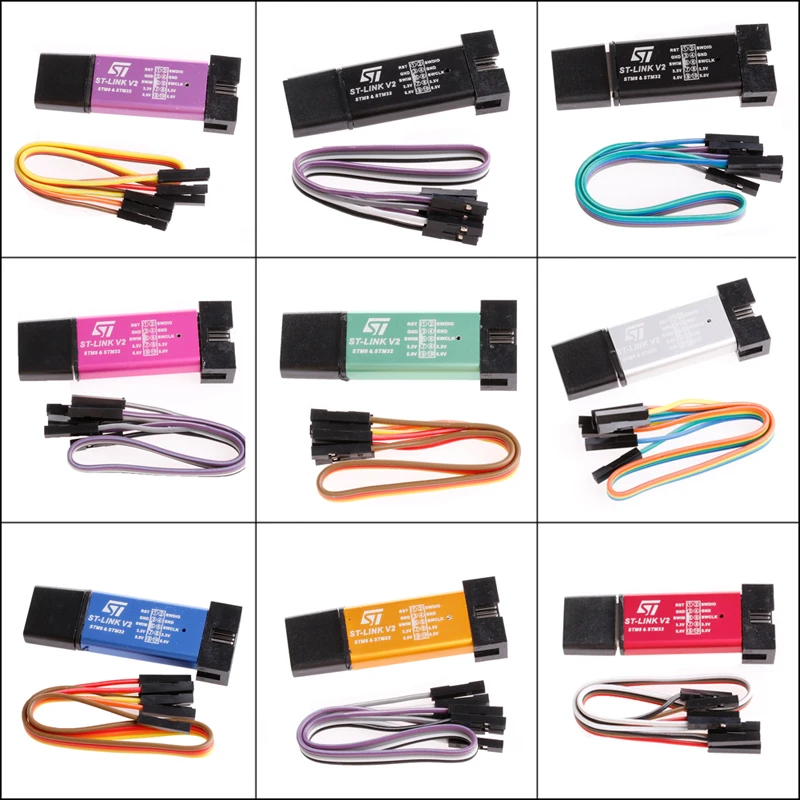 Мини ST-Link V2 Stlink эмулятор загрузчика Программирование STM8 STM32 w/металлический