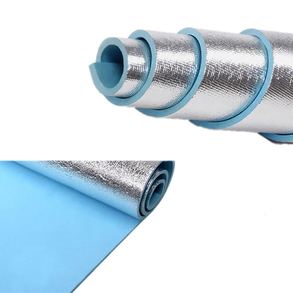 Коврик для йоги с алюминиевой пленкой влагостойкий коврик тренировок
