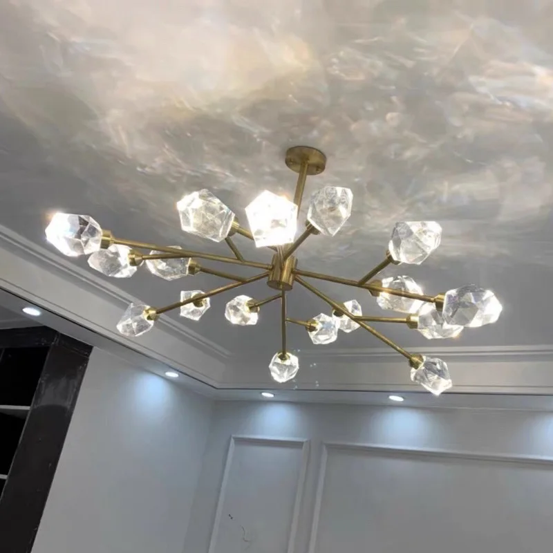 

luxury ceiling crystal chandelier living room brass chandelier lighting dining gold led lustre kitchen fixture lighting bedroom
