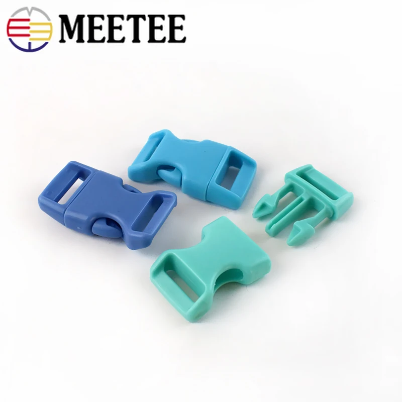 40 шт. Meetee 10/15 мм красочный пластиковый изогнутый боковой выпуск фотоэлемент для
