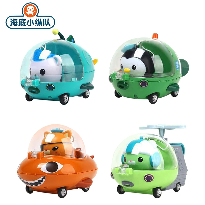 Экшн фигурки Octonauts игрушки подводная лодка модель машинки капитан барнацел