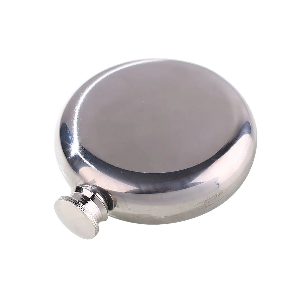 5 унций круглый винный горшок Кемпинг кувшин фляжка нержавеющая сталь банка