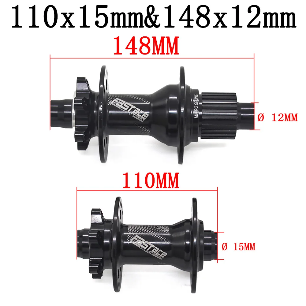 MICRO SPLINE FASTACE DA201 F/R DEORE XT M8100 M7100 FH BH HUB 12 s Hub 32H 135/142/148 boost eje bicleta Velocidad|Велосипедные