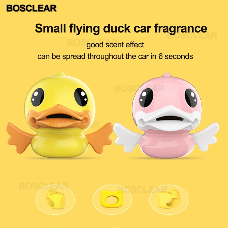 Автомобильный освежитель воздуха с изображением утки из мультфильма на выходе