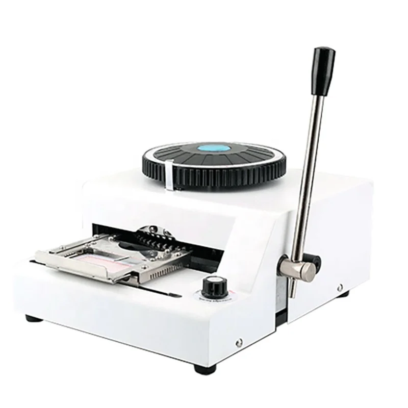 

Stamp Number Embossing Machine with Manual Press Machine plastic card embosser