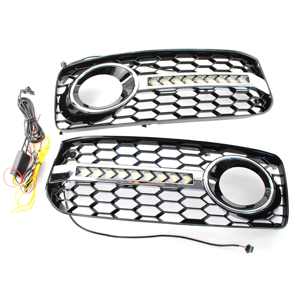 

Передняя левая и правая противотуманная фара из АБС-пластика, нижняя решетка радиатора и комплект светильник р для Audi A5 S Line S5 B8 RS5 08-12 8T0807681B, 1 пара