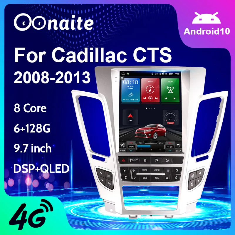 

Автомобильный GPS-навигатор для Cadillac CTS 128-2008, 2013 ГГц, Android11
