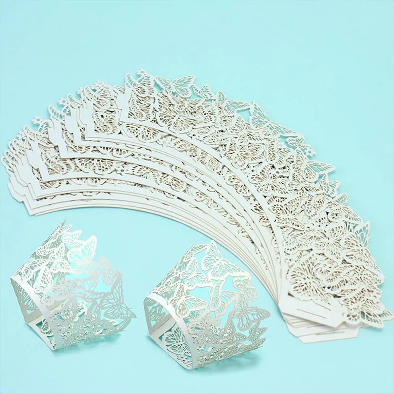 Инструменты для выпечки кружевная лоза коробка торта белая нарезанная бумага