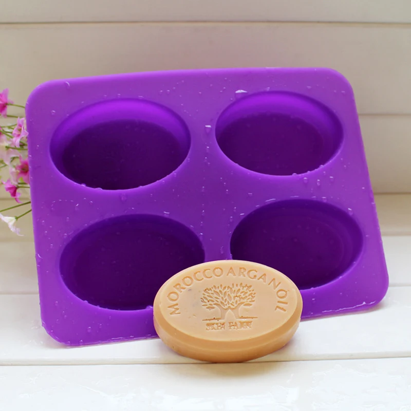 6 форма силиконовая для мыла 4 полости хлеба ручной работы инструменты украшения