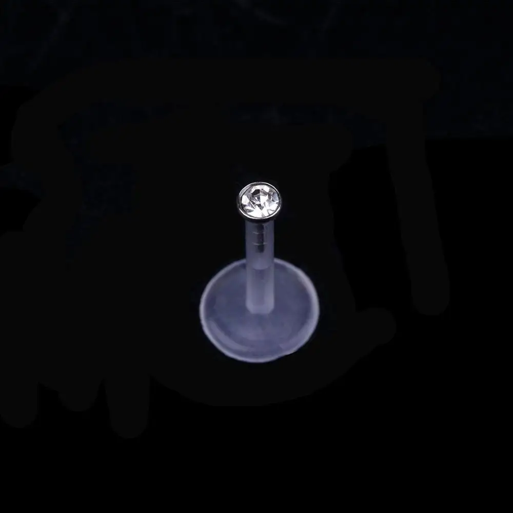 Набор акриловых шпильки для губ блестящие пуш-ап-Хрящевые изделия пирсинга тела