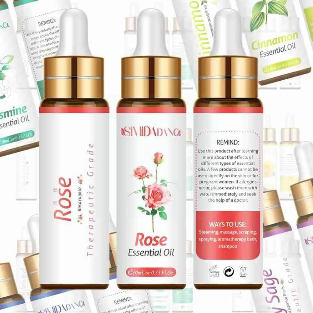 

Body Massage Essential Oils Moisturizing Skin Relaxing Lavender Aromatherapy Fragrance Oils G6Y2