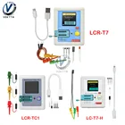 Многофункциональный тестер транзисторов LCR-TC1 LCR-T7 TC-T7-H T7 ЖК-экран TFT подсветка диодный Триод Емкость транзистор