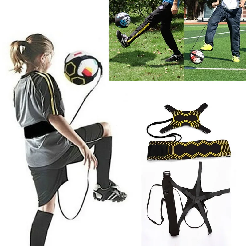 

Soccer Football Ball Kick Solo Trainer Juggle Bags Practice Training Equipment Children Auxiliary Circling Waist Belt Trainer