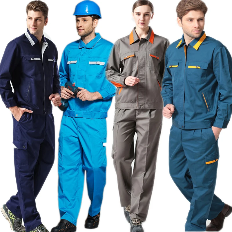 Сварочный костюм для мужчин и женщин на весну осень комплект одежды работы