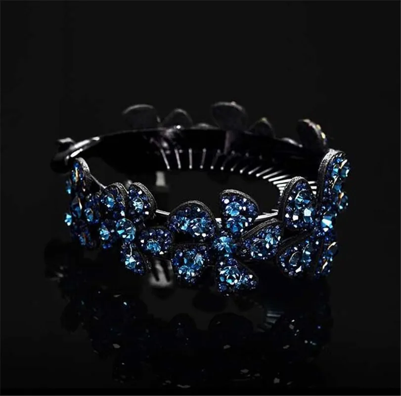 Женская заколка для волос Meatball цветок стразы украшение волос| |