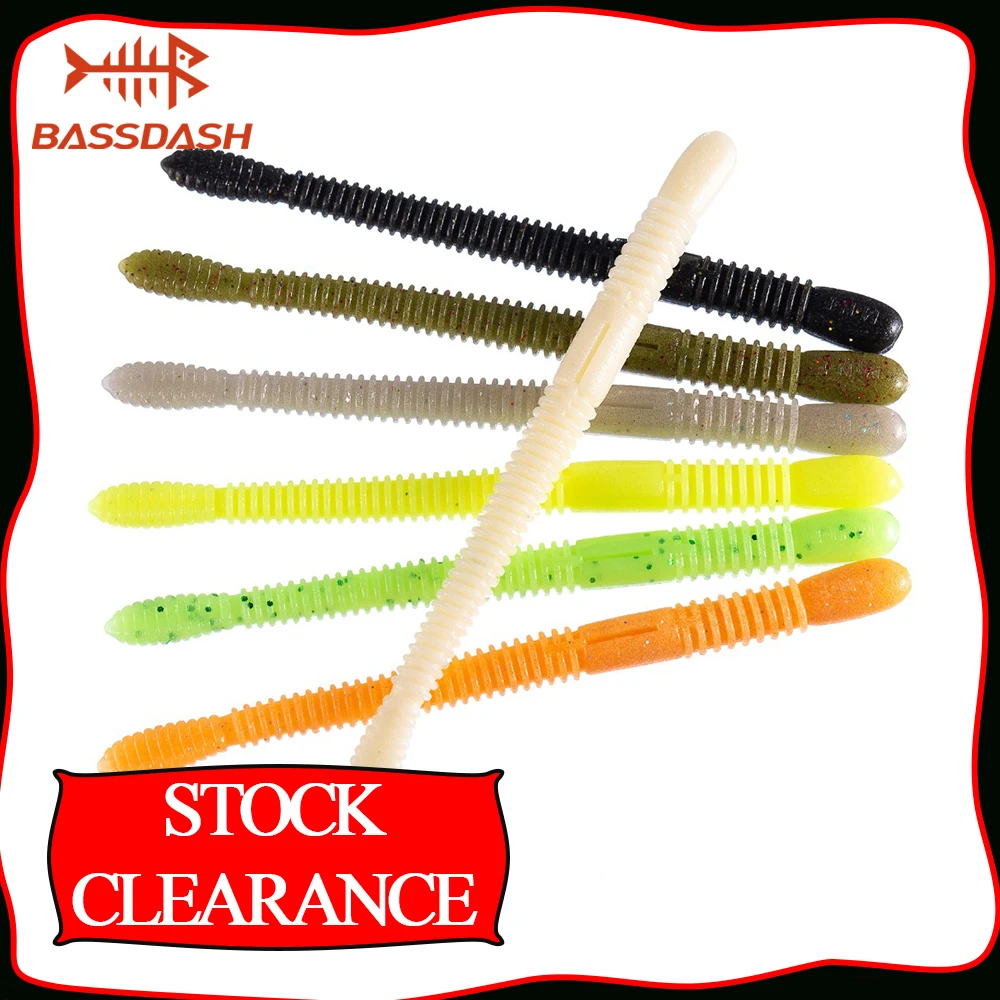Bassdash плавающий Неко черви 5 ''мягкая палочка приманки Rig Шот буровой установки