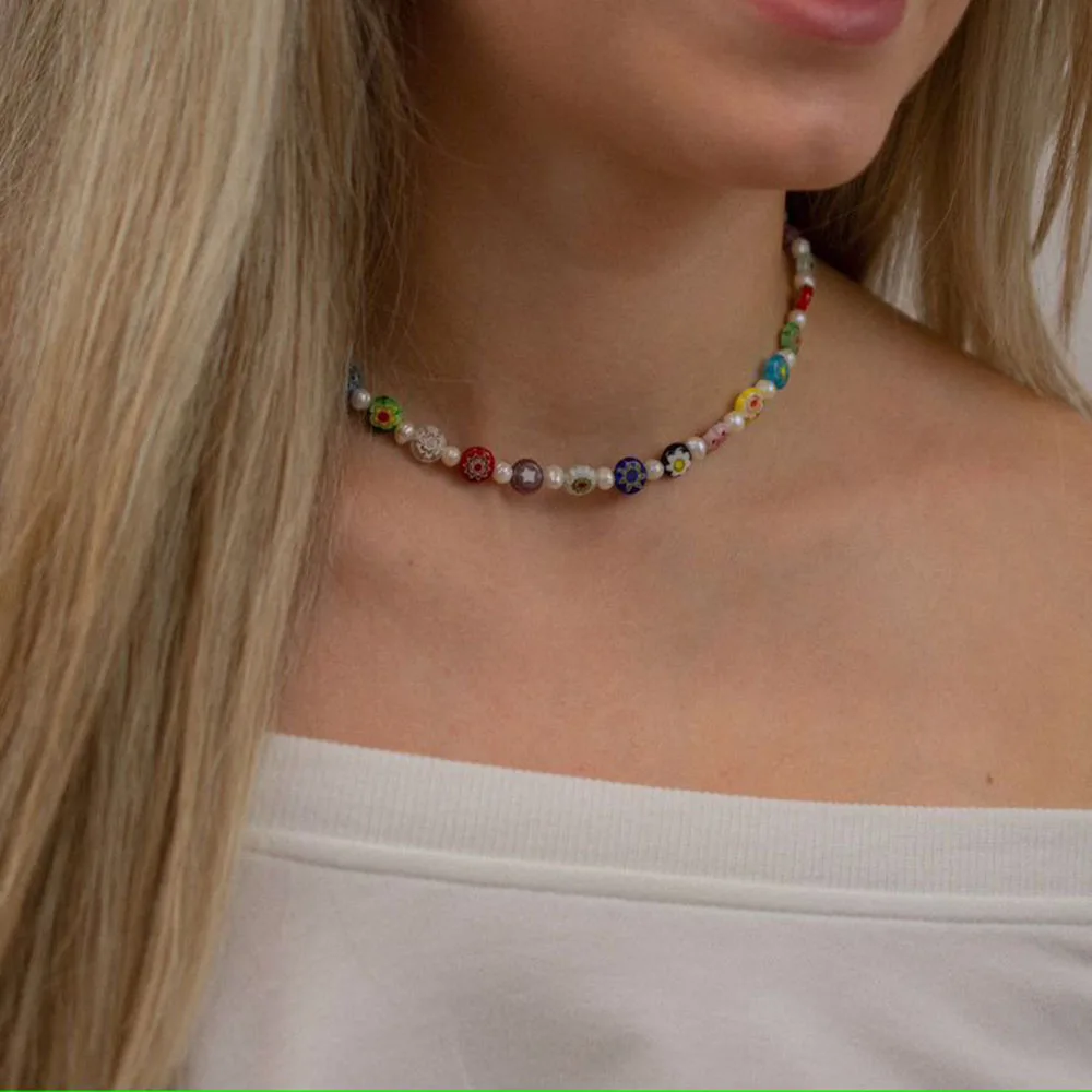 Новое поступление ожерелье ручной работы из стеклянных бусин 2021 женская мода