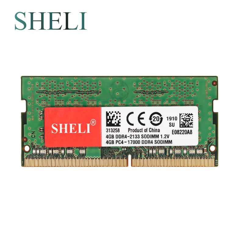 SHELI записные книжки память 4 Гб 1RX8 PC4-17000S DDR4 2133 МГц 8 Гб 1RX16 PC4-19200S DDR4 2400 МГц 16 Гб 2RX8 PC4-19200S DDR4 2400 МГц