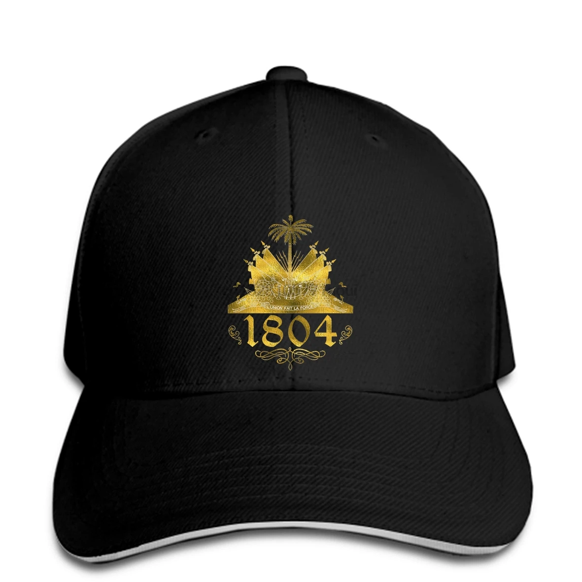 

Baseball cap Haiti Independence gold flag day 1804 Baseball caps