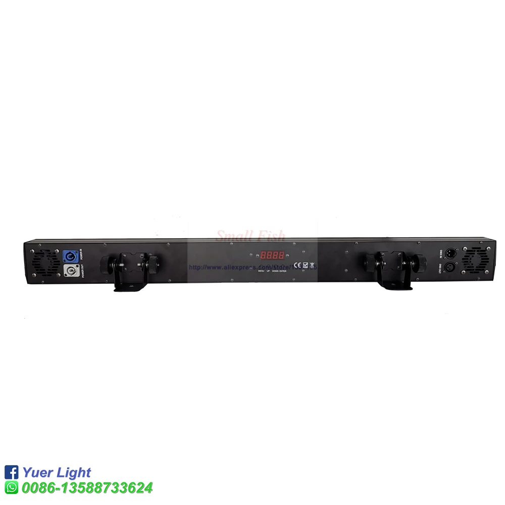 Новый светодиодный настенный светильник 18x18 Вт RGBWA + UV 6 в 1 для помещений DMX512 с