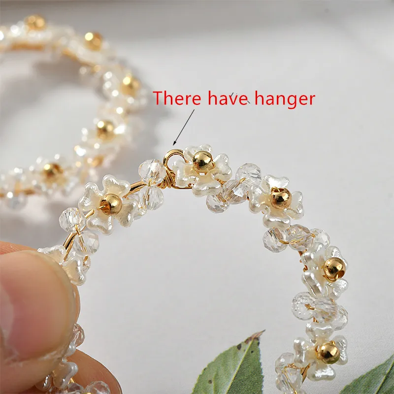 2020 весенний стиль 20 шт./лот цветы из смолы/бусины в форме обмотки медный плавающий