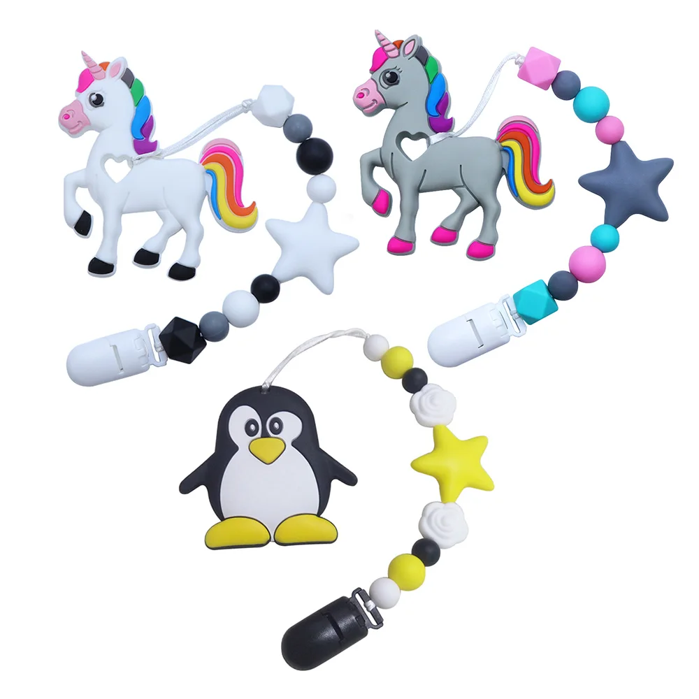 Силиконовая цепочка для прорезывателя BOBO.BOX прорезывания зубов силиконовая