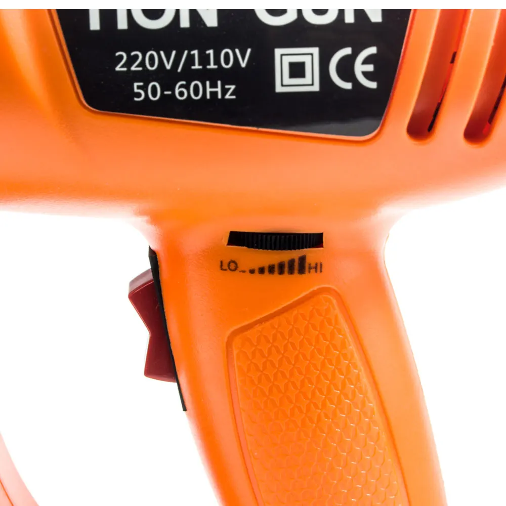 Тепловой пистолет с регулируемой температурой 2000 Вт горячего воздуха для