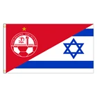 Nlbflag 90x150 см 3x5 футов половина Израиля Hapoel пиво Sheva флаг ФК