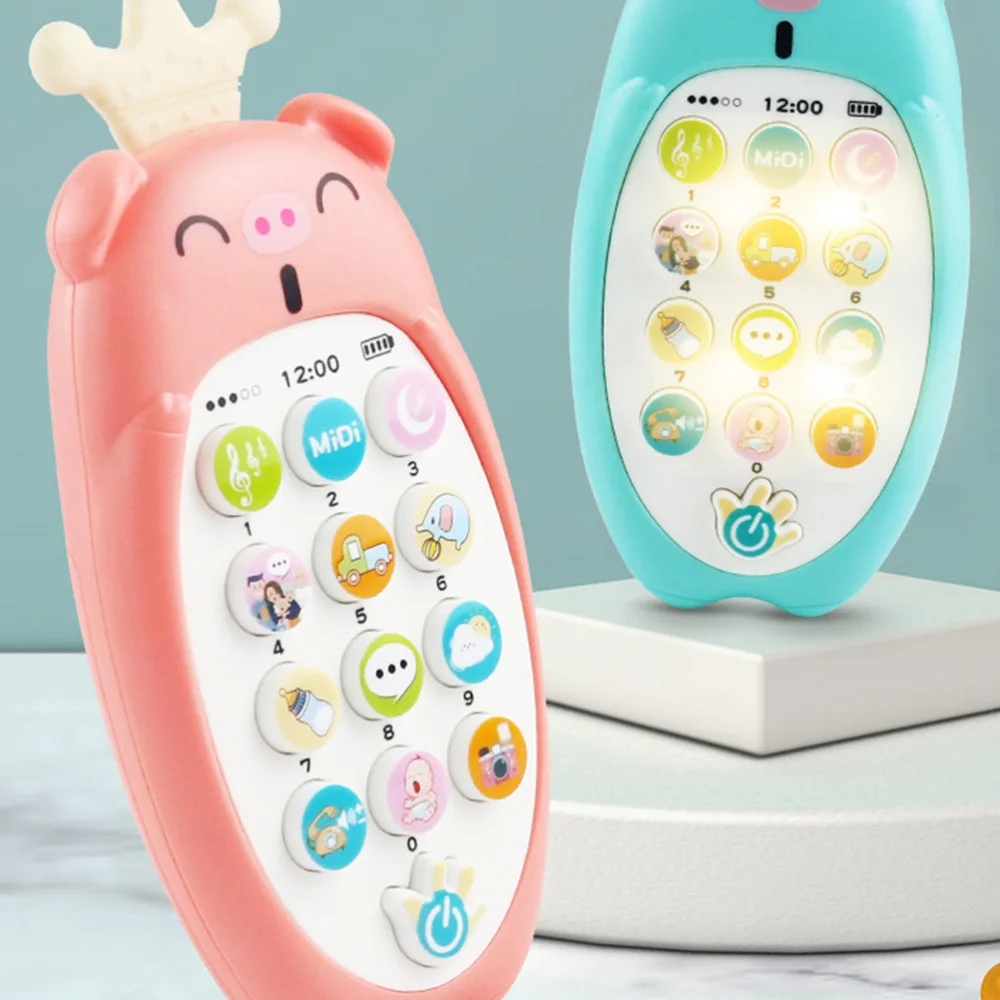 

1pc Early Education Plaything Mobile Phone Musical Phone Cognitive