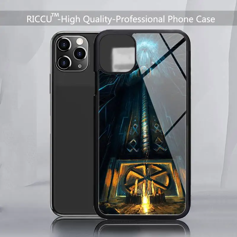 Славянский чехол для телефона с символом Викинга резиновый iPhone 12 11Pro Max XS 8 7 6 6S Plus X