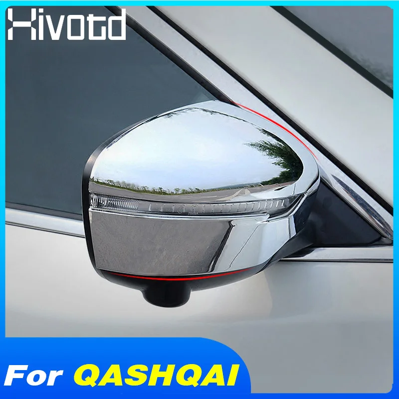 Hivotd для Nissan qashqai j11 Dualis, аксессуары, зеркала заднего вида, Внешняя защита, украшение, хромированный стиль автомобиля,автотовары аксессуары для авто