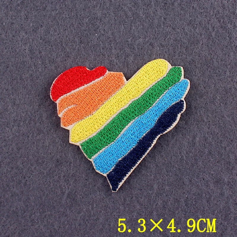 Нашивки Love is ЛГБТ-патчи для геев гордости патчи одежды наклейки радужные нашивки