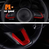 2017 2018 2019 for mazda 2 3 6 cx 3 cx 5 cx 8 cx 9 axela atenza abs red style steering wheel cover trim frame accessories