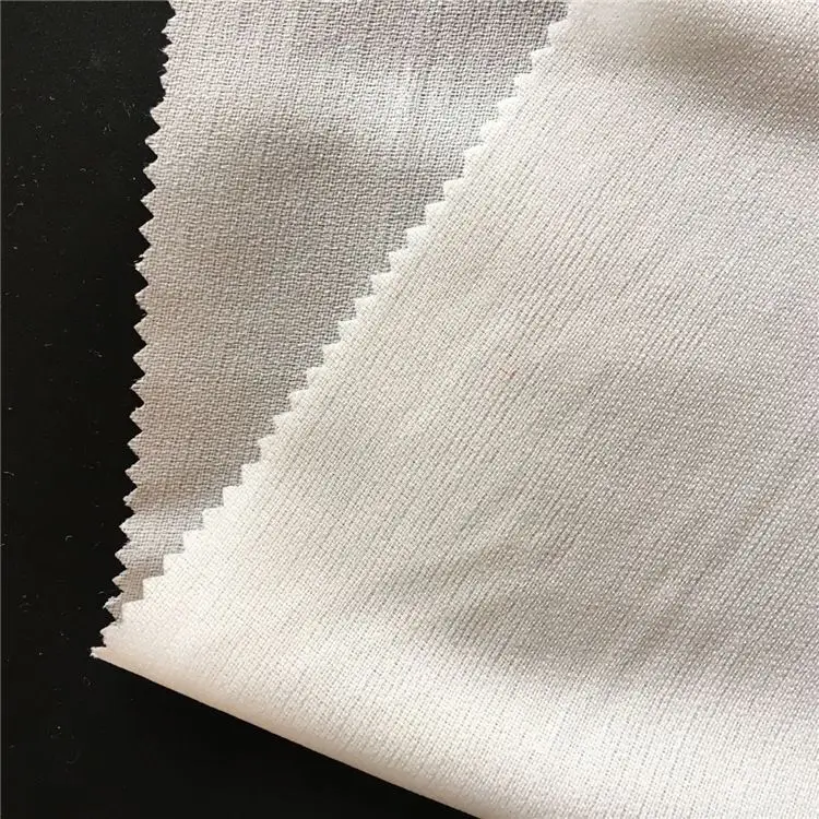Stretch Jersey Knitted fusible iron on interfacing in WHITE- sold by the metre