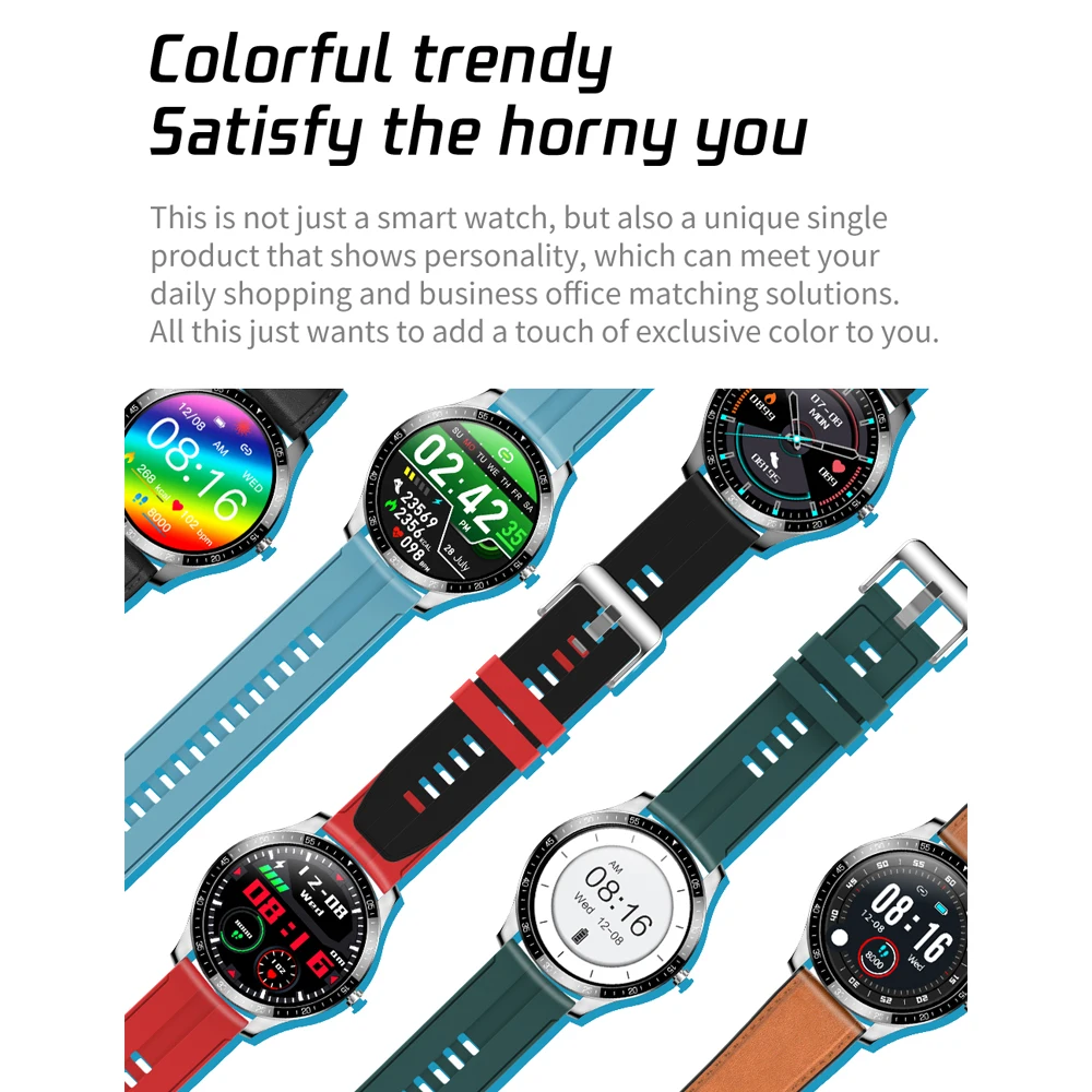 

S80 Digital Wristwatches Men Women Heart Rate and Blood Pressure Monitoring Camera Information Push Smart Watch for Android IOS